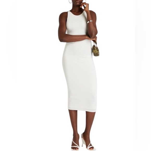 Good American - NWT Good Touch Bodycon Midi Dress Sz L - Picture 1 of 7